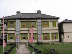 une maison de Dejima qui était habité par des hollandais quelques siècles au par avant.